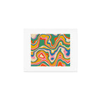 Trippy Rainbow Melt Colorful Abstract Pattern Art Print Gallery Image 1