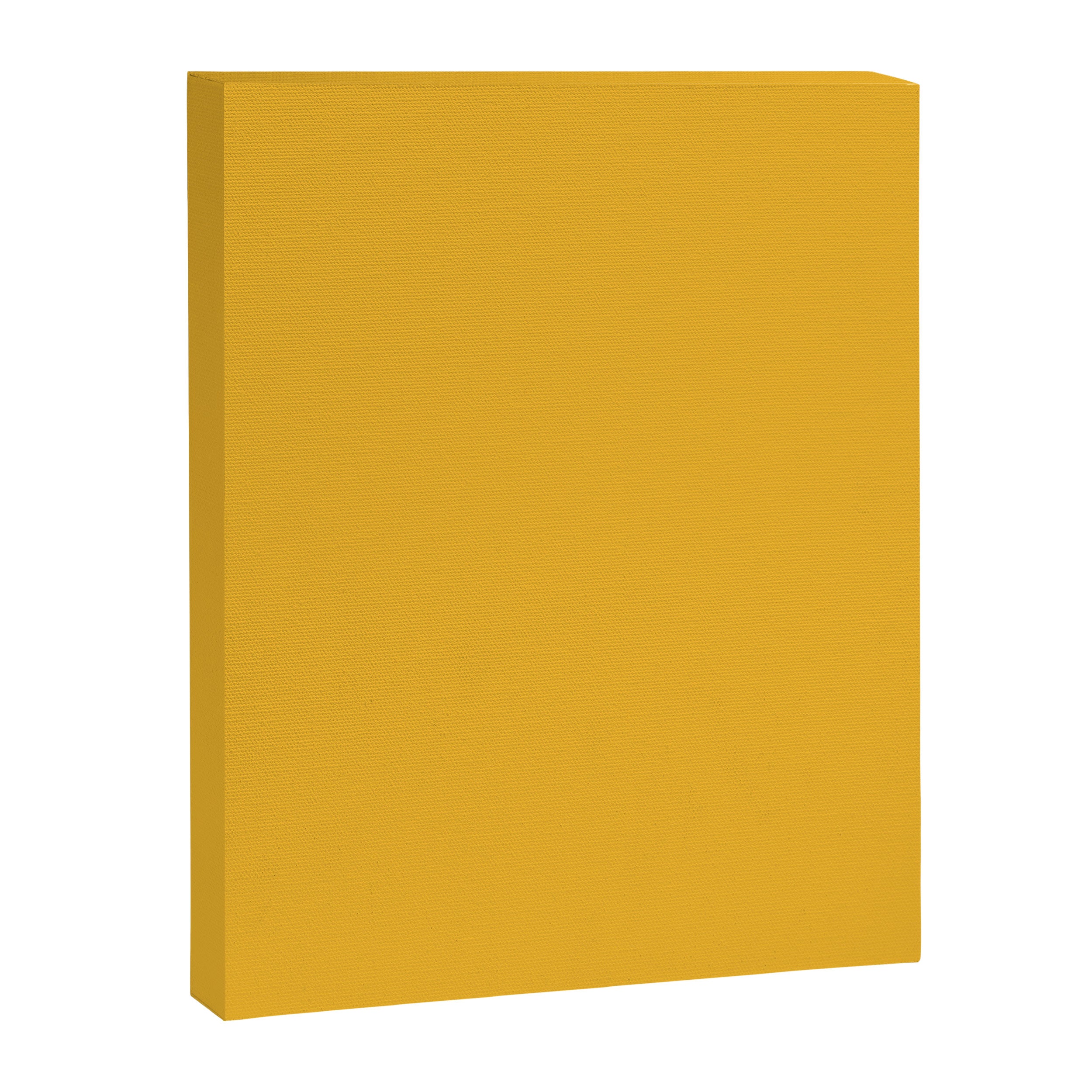 True Mustard Yellow Solid Canvas Print Gallery Image 8