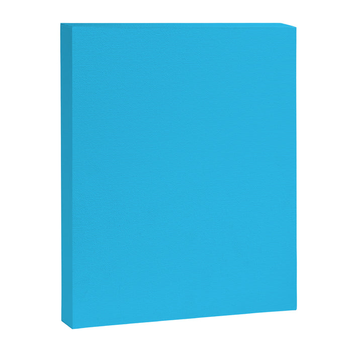 Turquoise Bright Blue Solid Color Canvas Print Gallery Image 1
