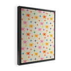 Twinkly Stars Cute and Colorful Pattern Framed Canvas Print Gallery Image 2