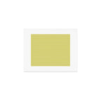 Ultra Fine Stripe Narrow Pinstripe Pattern in Chartreuse and White Art Print Gallery Image 1