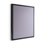 Ultra Fine Stripes Light Blue and Baby Pink Vertical Pattern Framed Canvas Print Gallery Image 2