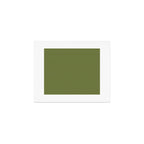 Ultra Fine Stripes Narrow Stripe Pattern in Olive Moss Green Art Print Gallery Image 1