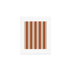 Vertical Stripes in Clay and Putty Art Print Gallery Image 1