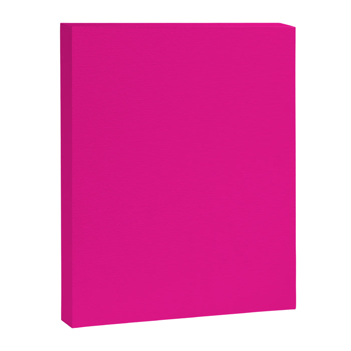 Very Hot Pink Bright Solid Color Canvas Print Gallery Image 1