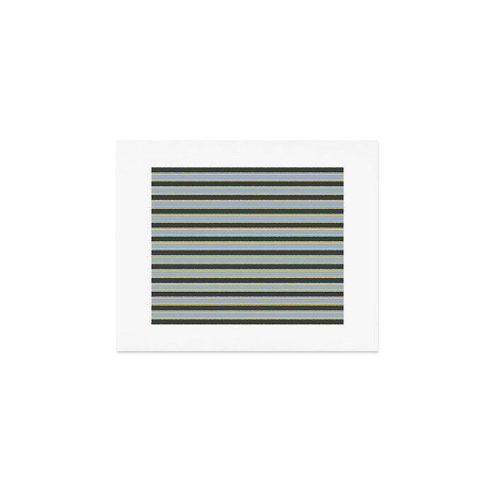 Vintage Cottage Stripes Cozy Eclectic Pattern Art Print Gallery Image 1