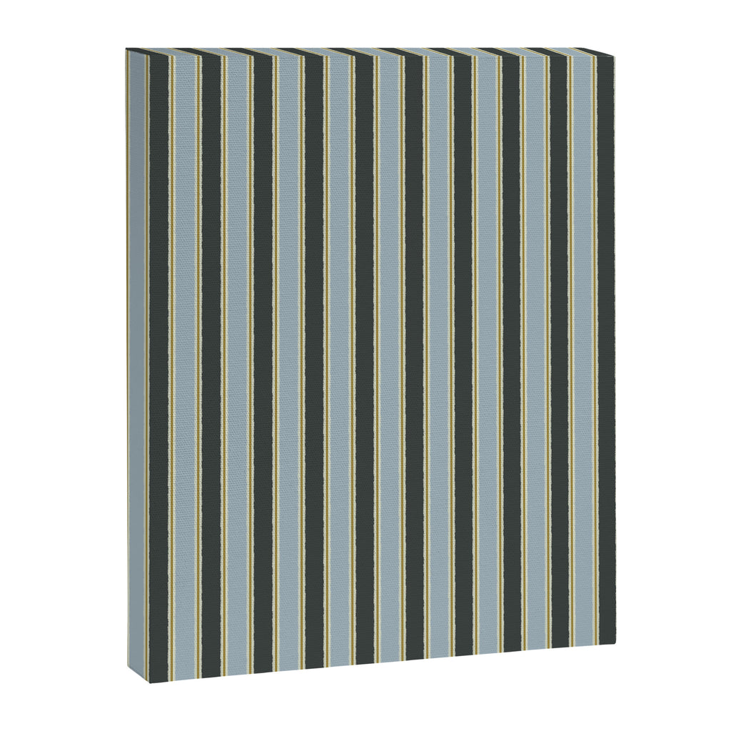 Vintage Cottage Stripes Cozy Eclectic Vertical Pattern Canvas Print Gallery Image 6