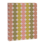 Vintage Pink and Green Mod Dot Stripes Dotty Retro Pattern Canvas Print Gallery Image 8