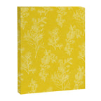 Vintage Style Botanical Cottage Textured Pattern in Yellow Canvas Print Gallery Image 8