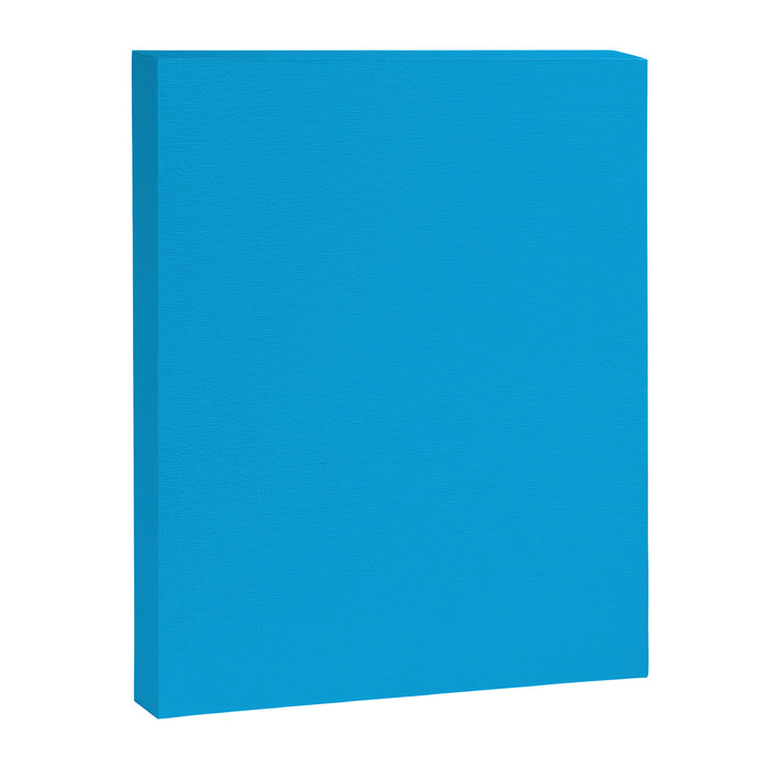 Vivid Blue Solid Accent Color Canvas Print Gallery Image 1