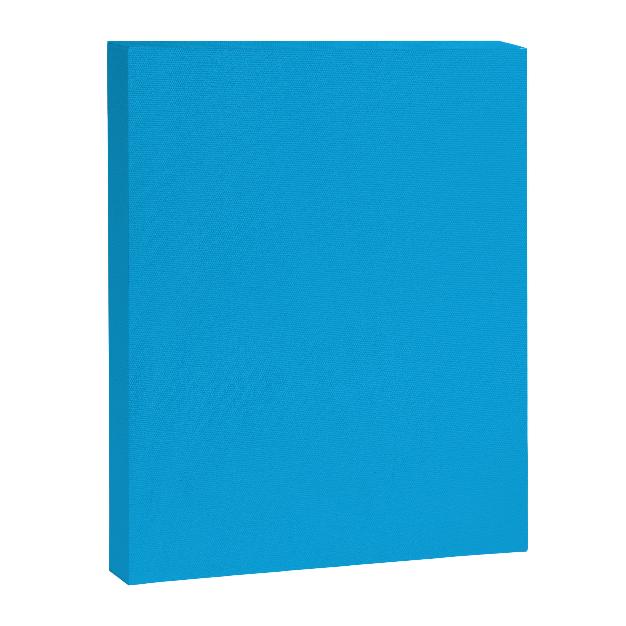 Vivid Blue Solid Accent Color Canvas Print Gallery Image 8