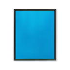 Vivid Blue Solid Accent Color Framed Canvas Print Gallery Image 8