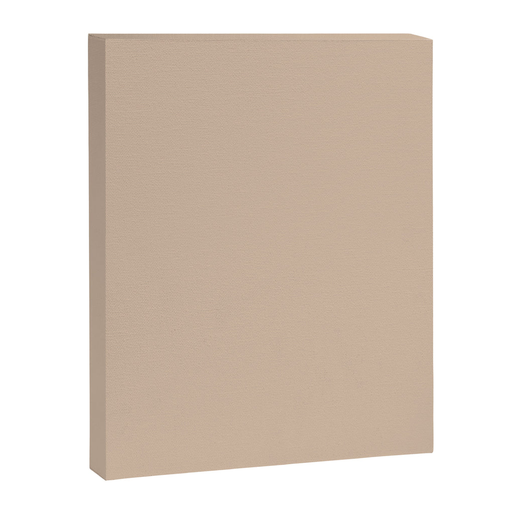 Warm Blush Sand Beige Solid Color Canvas Print Gallery Image 8