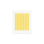 Wavy Stripes Butter Yellow Ogee A-Go-Go Pop Pattern Art Print Gallery Image 1
