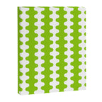 Wavy Stripes Lime Green Ogee A-Go-Go Retro Contemporary Pattern Canvas Print Gallery Image 8