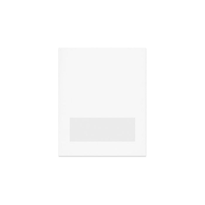 White and Pale Gray Minimalist Color Block Art Print Gallery Image 1