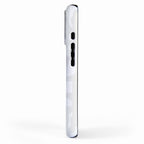 White Mid Century Modern Loop Pattern iPhone Case Gallery Image 2