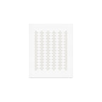 White Wavy Ogee A-Go-Go Pop Stripes Pattern Art Print Gallery Image 1