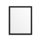 Whitest White Plain Solid  Framed Art Print Gallery Image 6