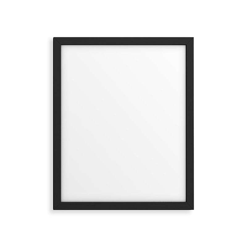 Whitest White Plain Solid  Framed Art Print Gallery Image 6