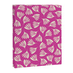 Wispy Leaves Contemporary Pattern in Deep Thulian Pink Canvas Print Gallery Image 6