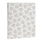 Wispy Leaves Neutral Contemporary Abstract Botanical Pattern Canvas Print Gallery Image 6
