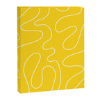 Yellow Squiggle Abstract Pattern Canvas Print Gallery Image 8
