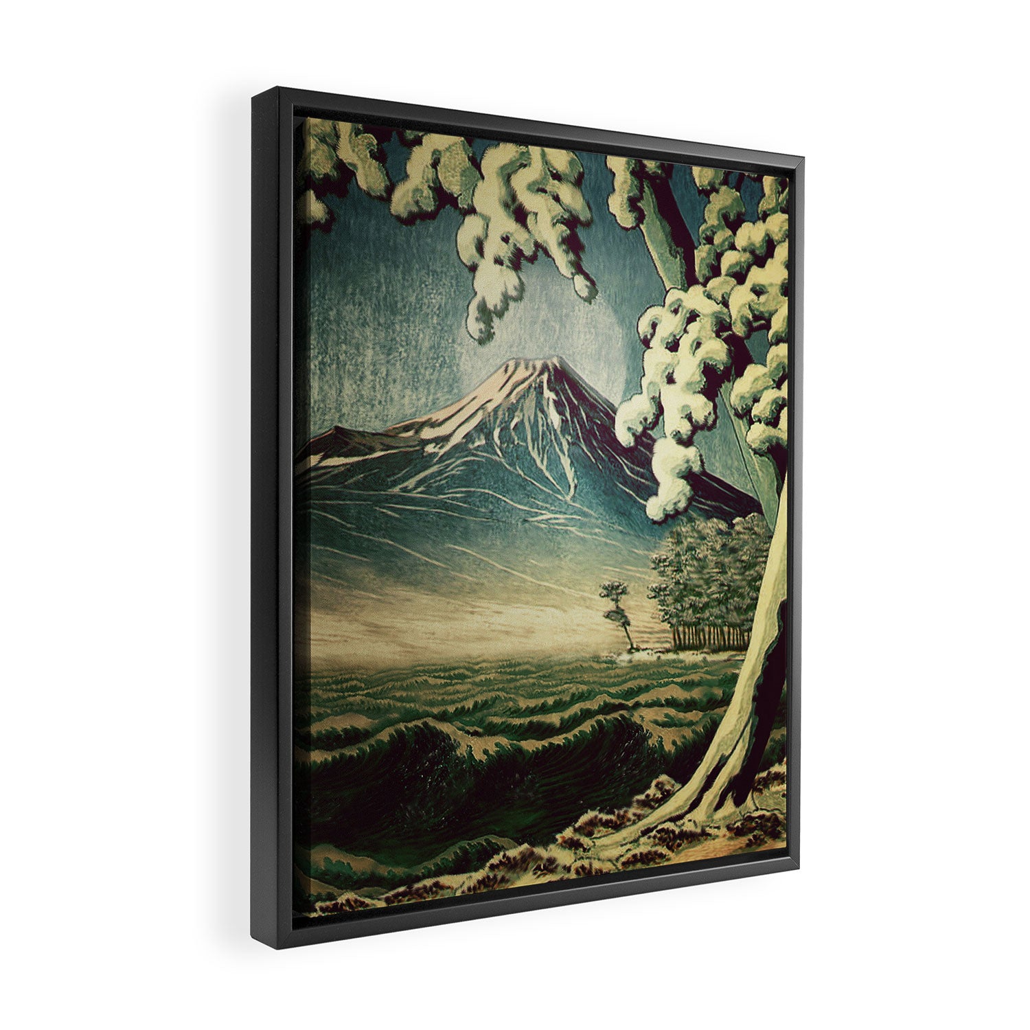 5 Lakes at Moonlight Framed Canvas Print Gallery Image 2