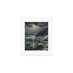 A River near Nishigi Art Print Gallery Image 1