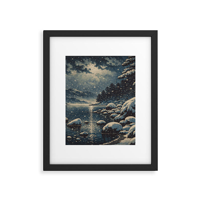 A River near Nishigi Framed Art Print Gallery Image 5