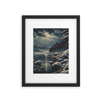 A River near Nishigi Framed Art Print Gallery Image 5