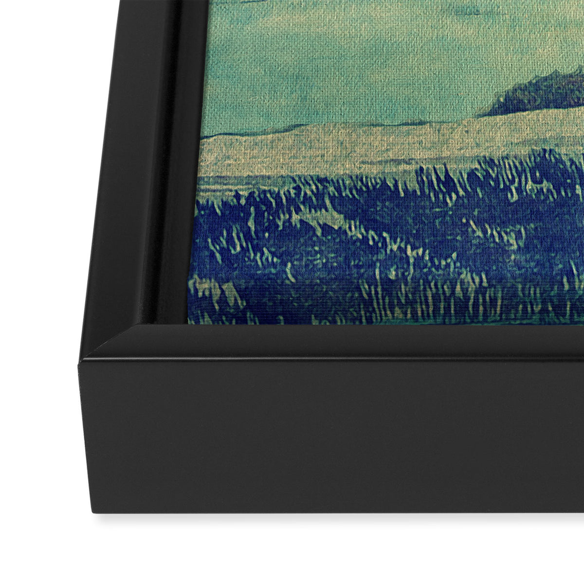 A Valley in the Evening Framed Canvas Print Gallery Image 3