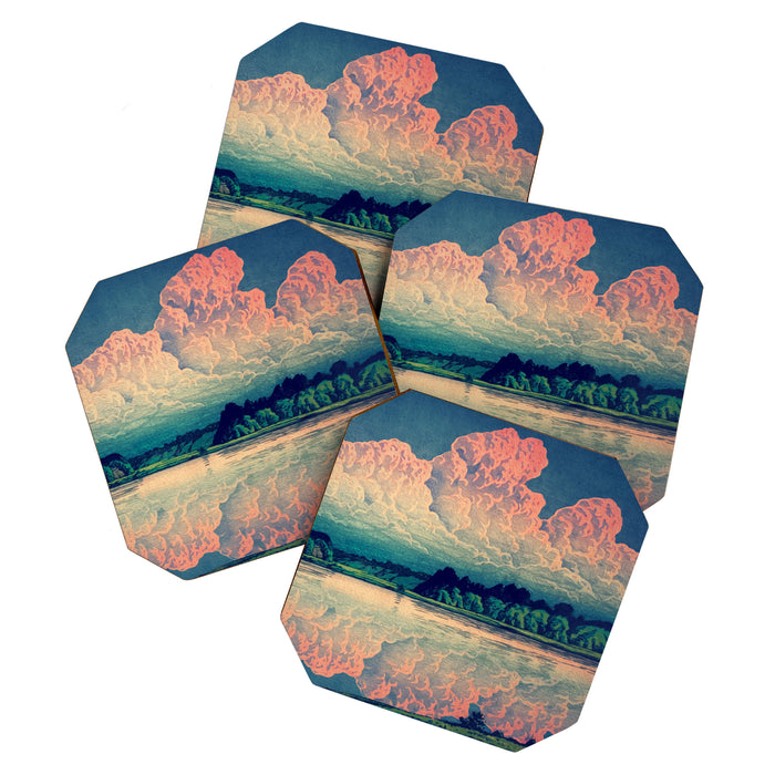 Admiring the Clouds in Kono Coaster Gallery Image 1