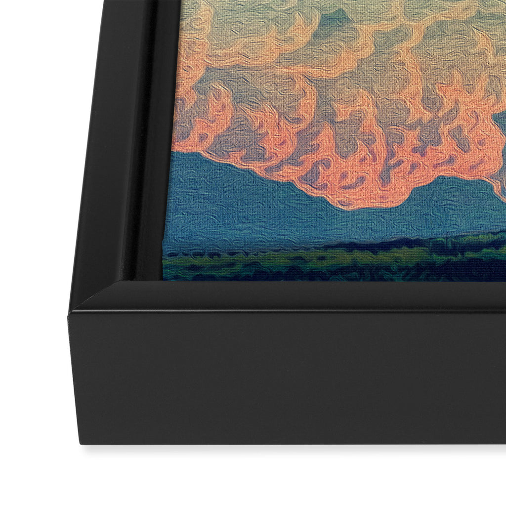 Admiring the Clouds in Kono Framed Canvas Print Gallery Image 3