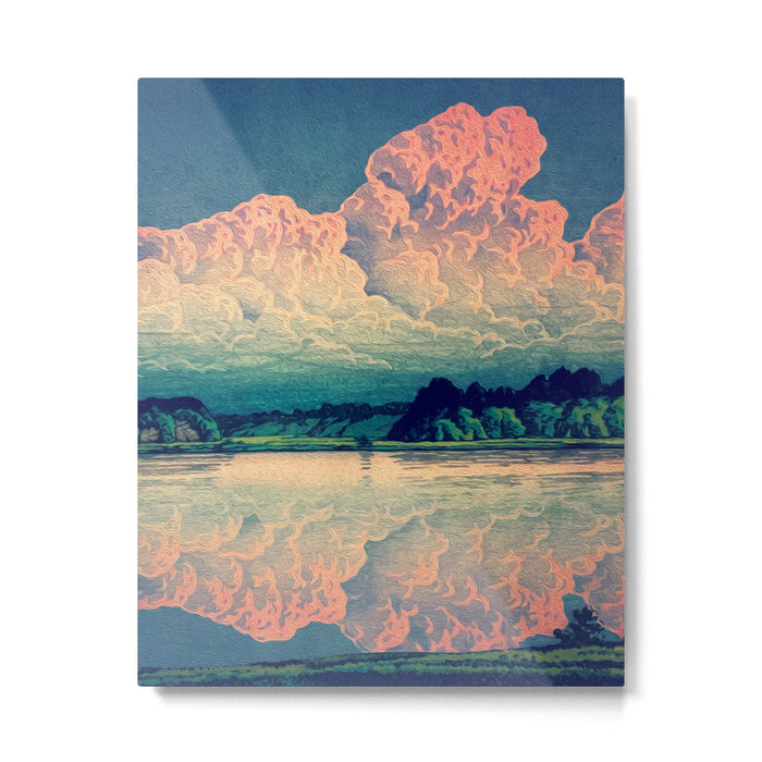 Admiring the Clouds in Kono Metal Print Gallery Image 1