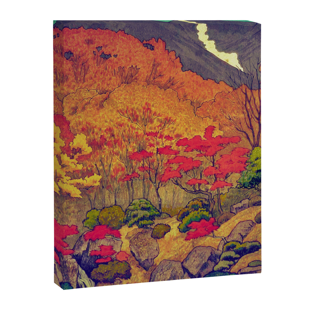 Autumn Baths in Kaanaii Canvas Print Gallery Image 6