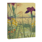 Hankjin Views - Nature Ukiyo Landscape in Green, Purple, Yellow & Orange Canvas Print Gallery Image 8