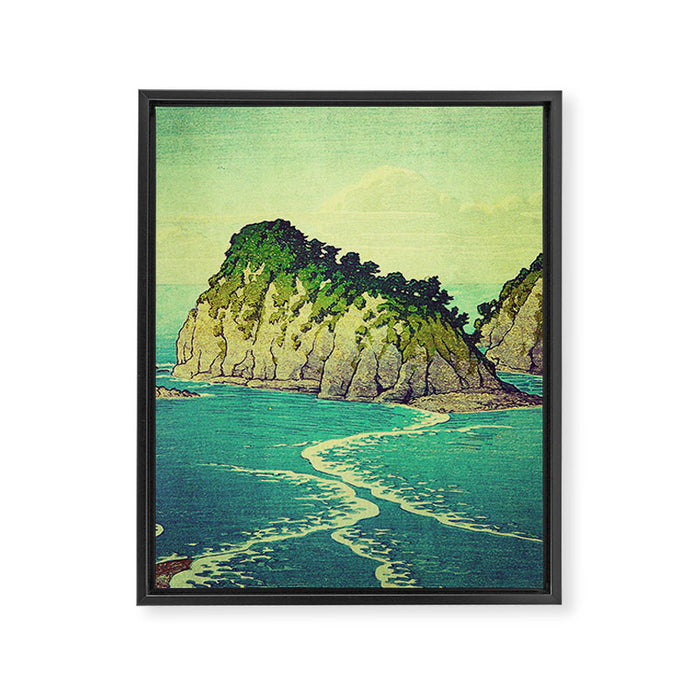 Heading towards Ohzu Framed Canvas Print Gallery Image 1