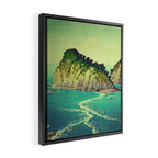 Heading towards Ohzu Framed Canvas Print Gallery Image 2