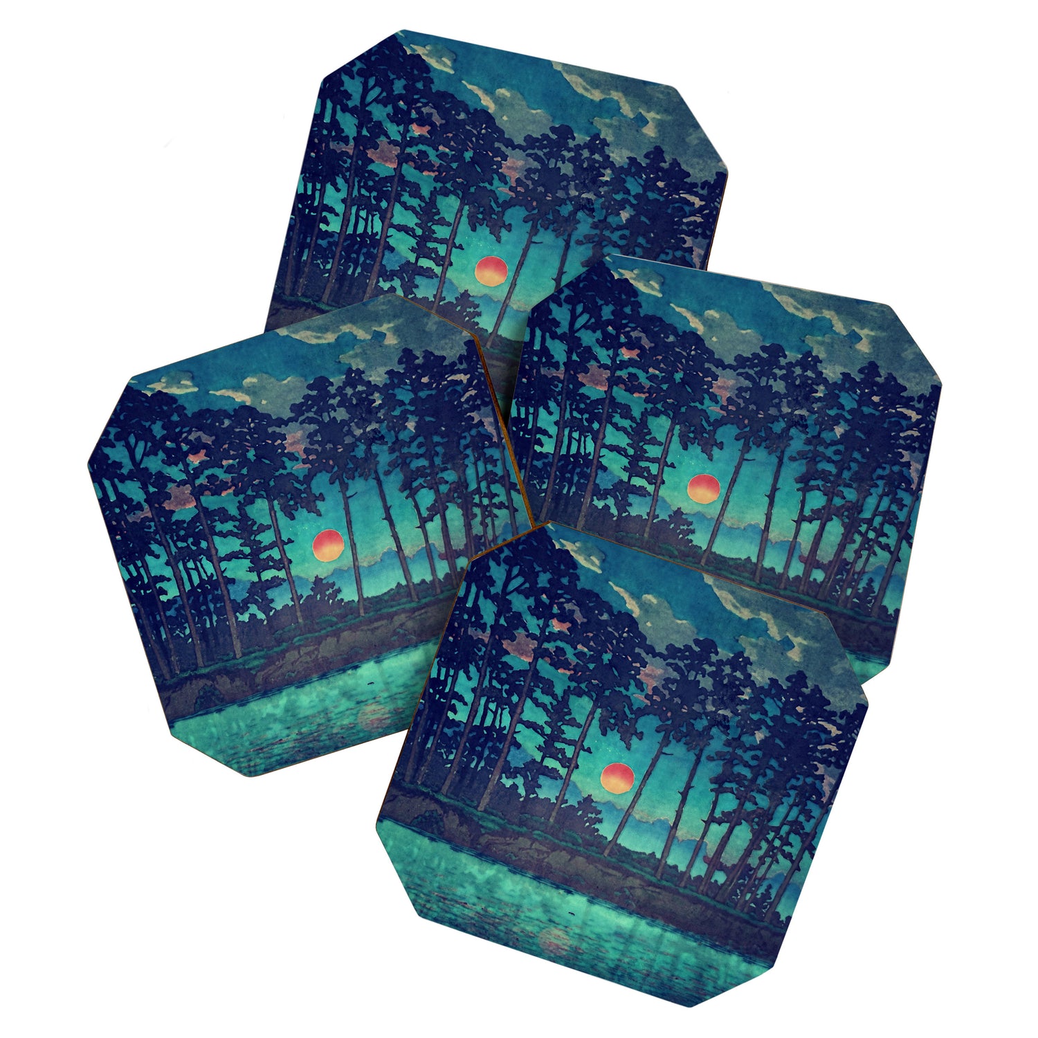 Hues of Dusk at Kanako - Nature Landscape Coaster Gallery Image 1