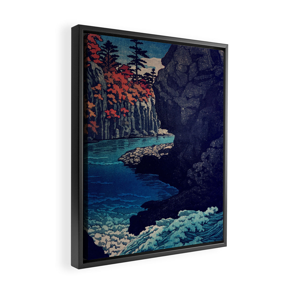 Hunker Down at Risna Framed Canvas Print Gallery Image 2
