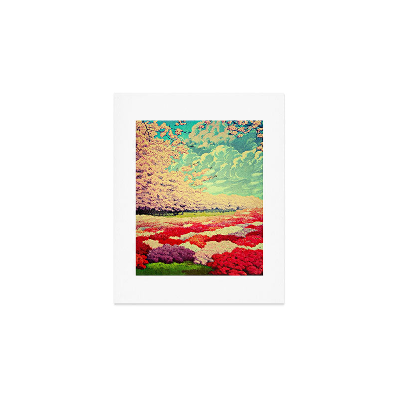  Impending Spring Storm - A Pink Welcome at Yaha - Nature Landscape Art Print Gallery Image 1