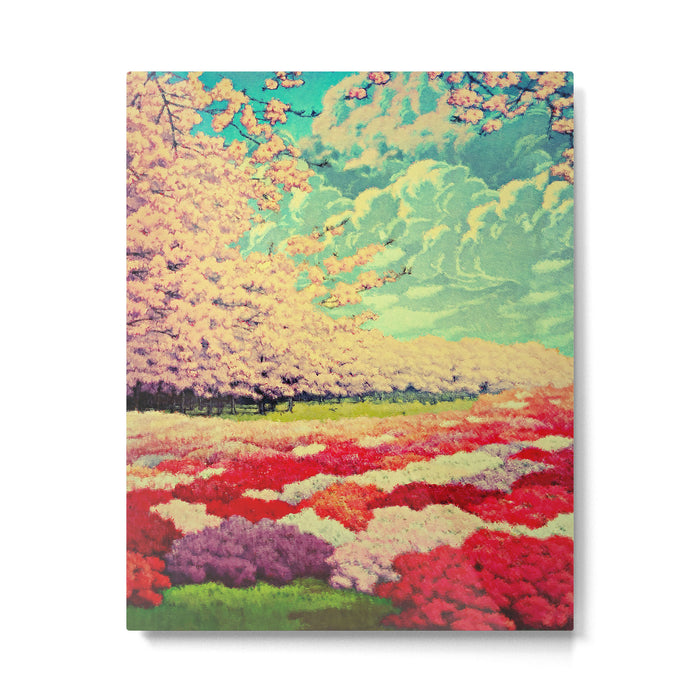  Impending Spring Storm - A Pink Welcome at Yaha - Nature Landscape Metal Print Gallery Image 1