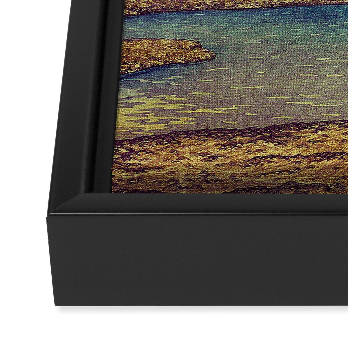 Magic Hour at Danesari - Nature Landscape Framed Canvas Print Gallery Image 3