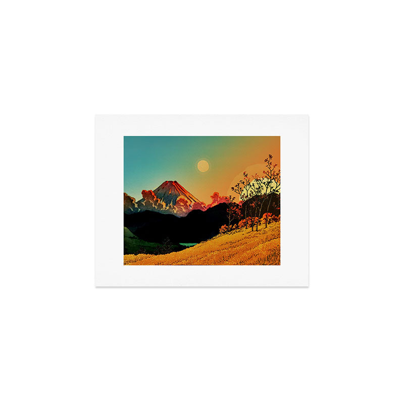 New Year's Morning in Shades of Orange - Nature Landscape Art Print Gallery Image 1