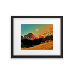 New Year's Morning in Shades of Orange - Nature Landscape Framed Art Print Gallery Image 6