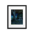 Night Walking at Goki - Nature Landscape Framed Art Print Gallery Image 6
