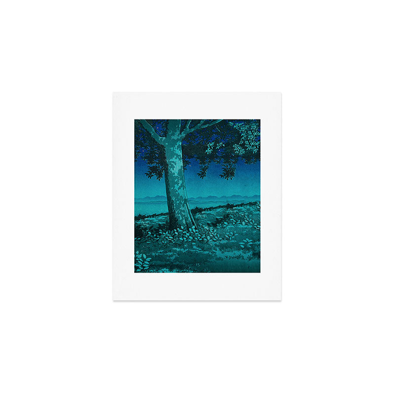 Nightime in Gissei - Nature Landscape Art Print Gallery Image 1