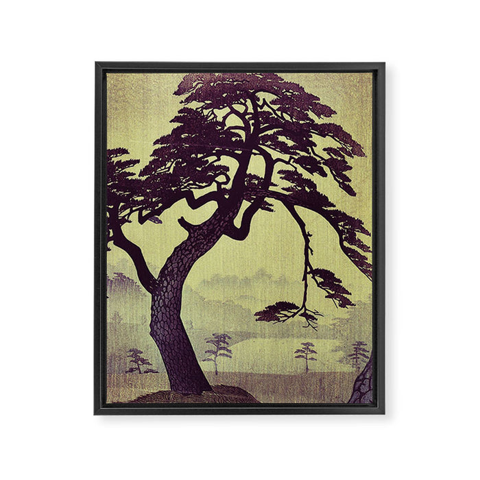 Old Man Standing Framed Canvas Print Gallery Image 1