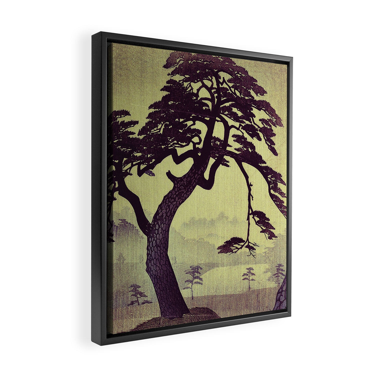 Old Man Standing Framed Canvas Print Gallery Image 2